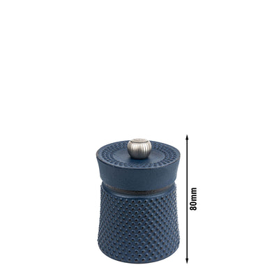 PEUGEOT BALI FONTE Pfeffermühle Gusseisen Blau 80 mm 6 Stück