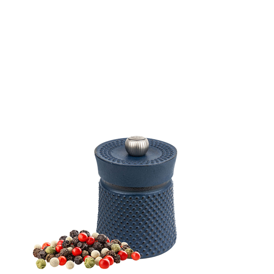 PEUGEOT BALI FONTE Pfeffermühle Gusseisen Blau 80 mm 6 Stück