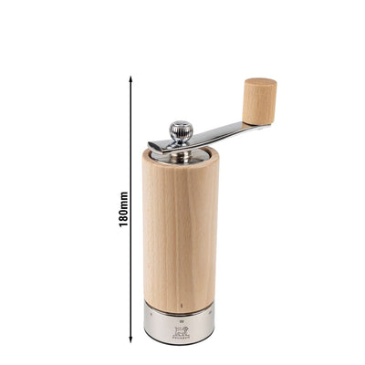 PEUGEOT ISEN Salzmühle Holz Natur 180 mm 6 Stück