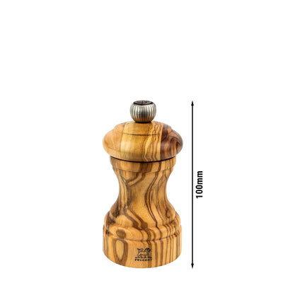 PEUGEOT BISTRO Pfeffermühle Olivenholz Natur 100 mm 6 Stück