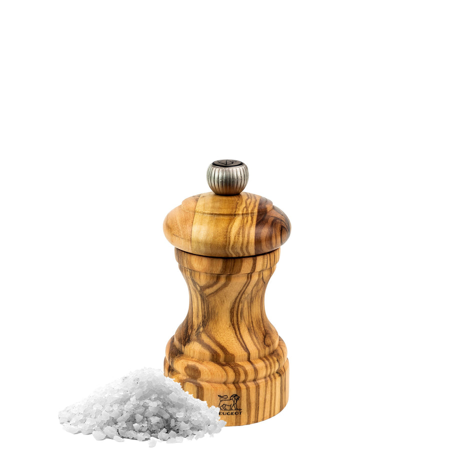 PEUGEOT BISTRO Pfeffermühle Olivenholz Natur 100 mm 6 Stück