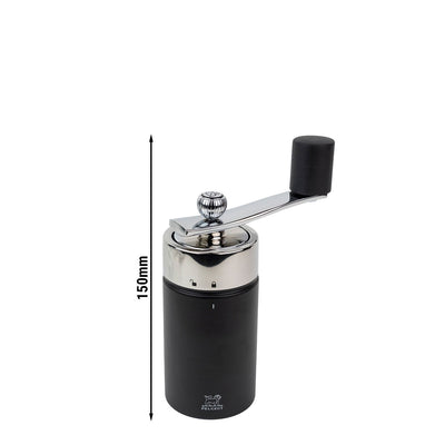 PEUGEOT ISEN Muskatnussmühle 150 mm Buchenholz Schwarz Matt 6er-Set