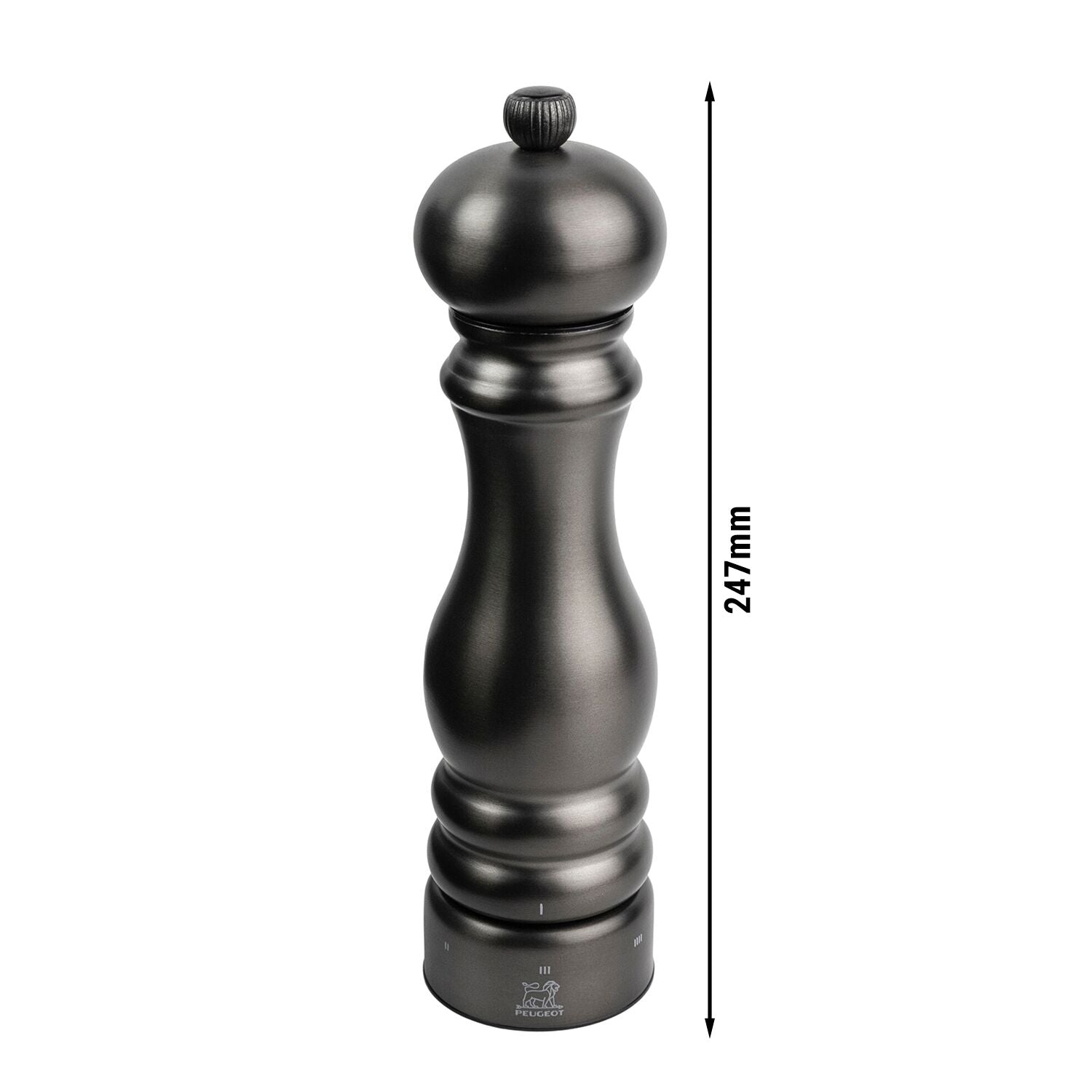 PEUGEOT PARIS CHEF Salz- und Pfeffermühle Carbon Edelstahl 220 mm 6 Stück