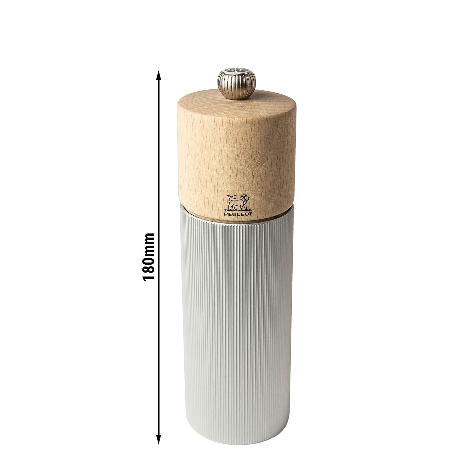 PEUGEOT LINE Salz- und Pfeffermühle Holz Aluminium 180 mm 6 Stück