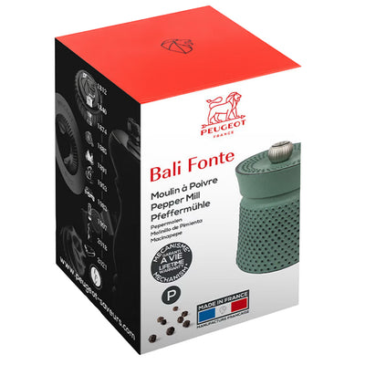 PEUGEOT BALI FONTE Pfeffermühle Gusseisen Grün 80 mm 6 Stück
