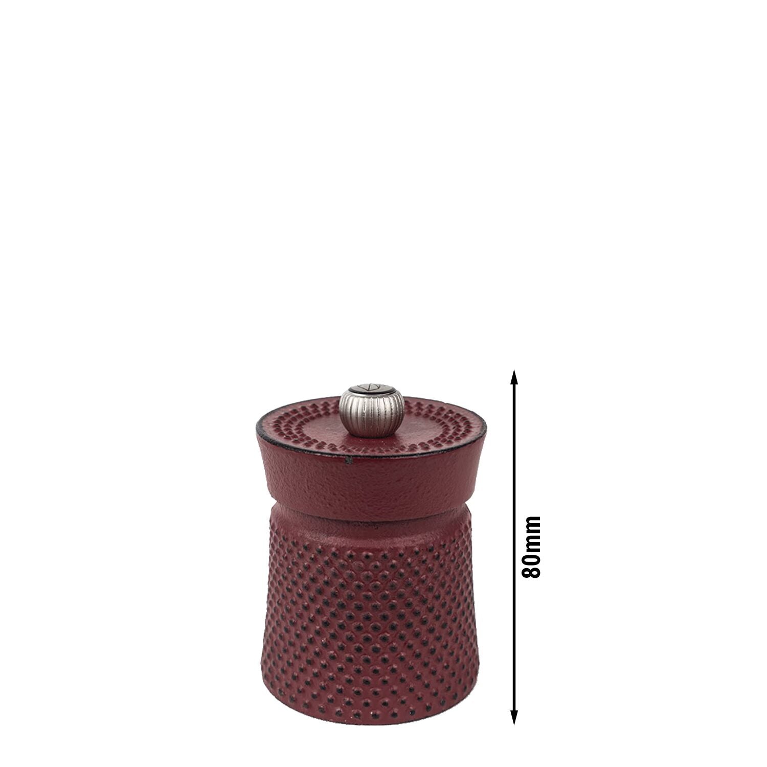 PEUGEOT BALI FONTE Pfeffermühle Gusseisen Rot 80 mm 6 Stück