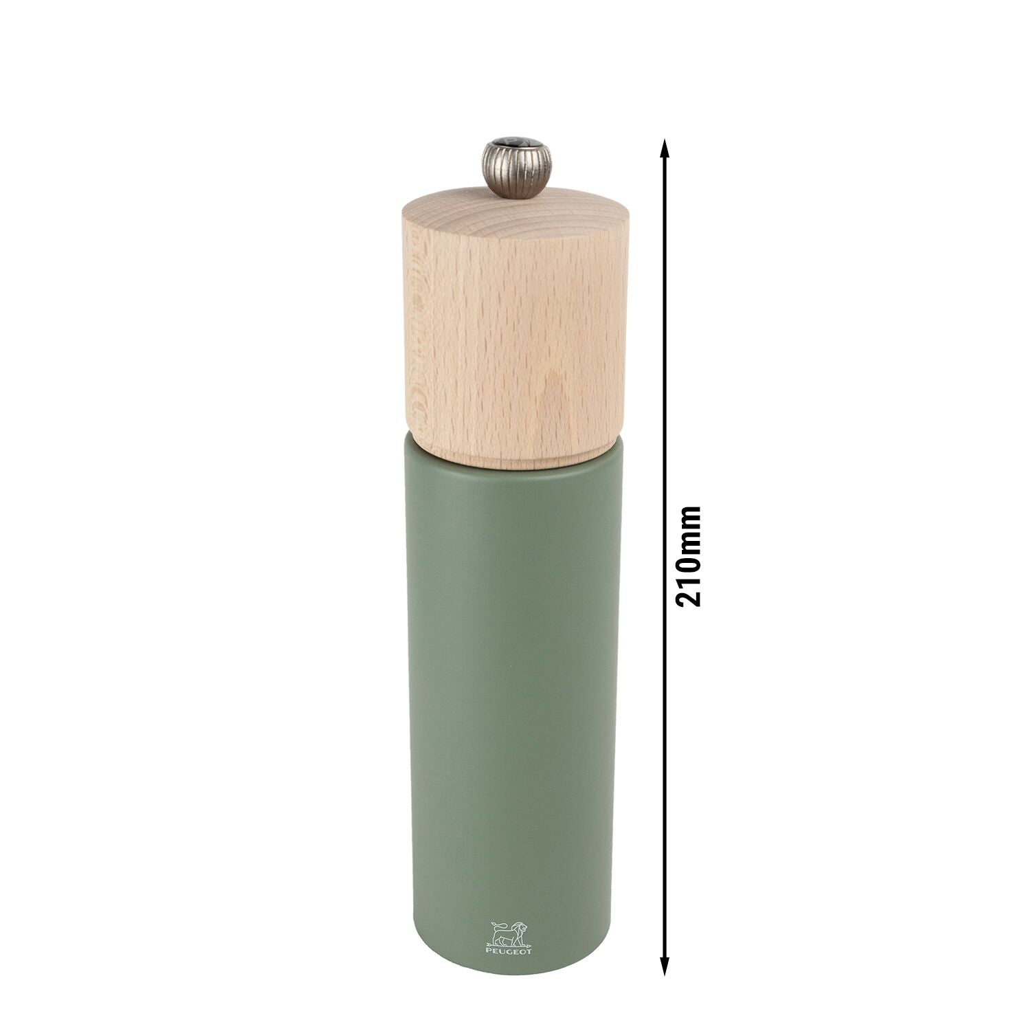 PEUGEOT BOREAL Pfeffermühle Holz Olivgrün 210 mm 6 Stück