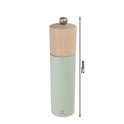 PEUGEOT BOREAL Salzmühle 210 mm Holz Salbeigrün 6er-Set
