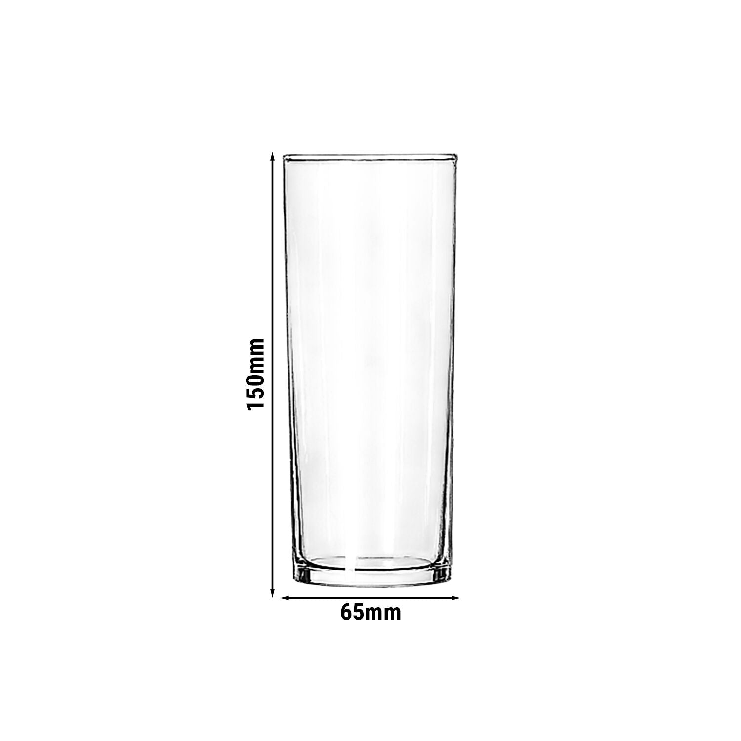 LIBBEY STRAIGHT SIDED Zombie Koktejlová Sklenice 325 ml 72 Kusů
