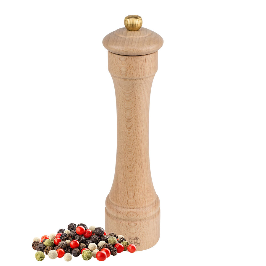 PEUGEOT HOSTELLERIE Pfeffermühle Holz Natur 220 mm 6 Stück