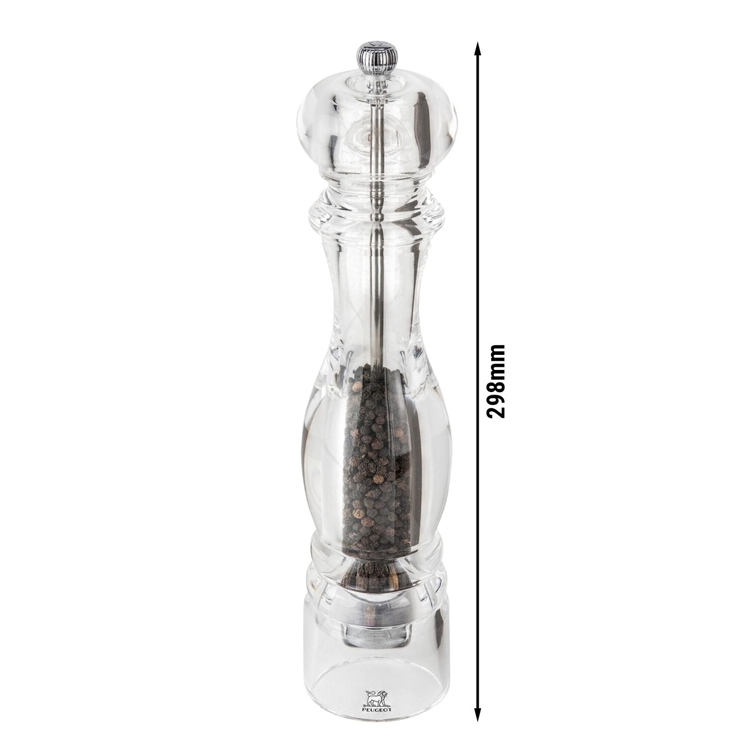 PEUGEOT NANCY Pfeffermühle Acryl Transparent 300 mm 3 Stück