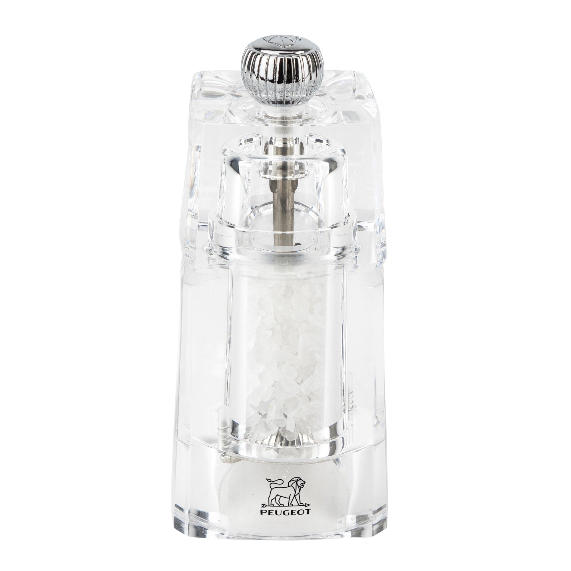 PEUGEOT CHAUMONT Salz- und Pfeffermühle Acryl Edelstahl 110 mm 6 Stück