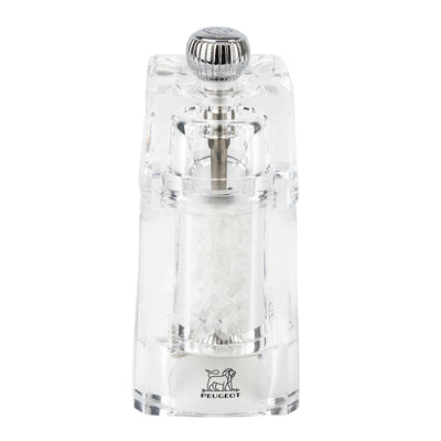 PEUGEOT CHAUMONT Salz- und Pfeffermühle Acryl Edelstahl 110 mm 6 Stück