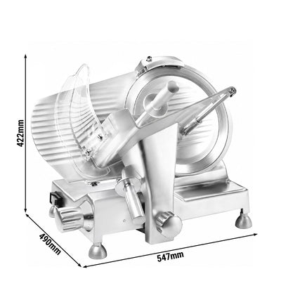 GGM Gastro Profesionální Nářezový Stroj Self-Lock 250 W Ø 275 mm