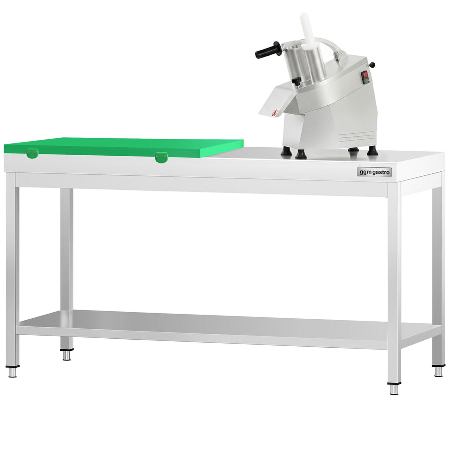 GGM Gastro Nerezový Pracovní Stůl PREMIUM 2000 mm 1/2 Krájecí Deska