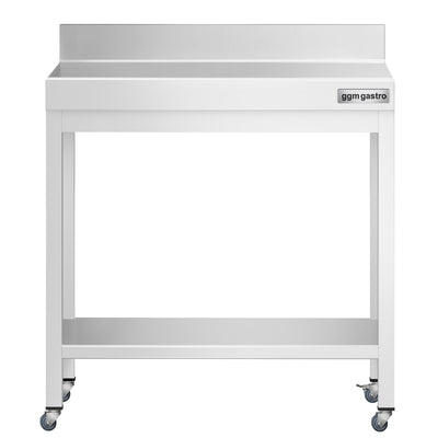 GGM Gastro Arbeitstisch Edelstahl 600 x 600 mm