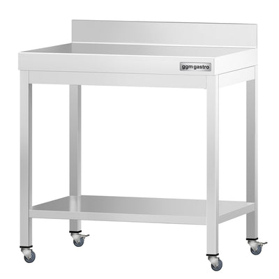 GGM Gastro Arbeitstisch Edelstahl 600 x 600 mm