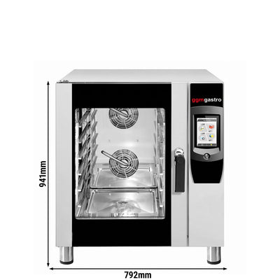 Kombinovaný Konvektomat LOUIS 6x GN 1/1 Dotykový Displej 260 °C
