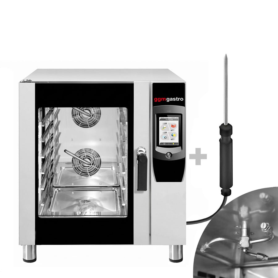 Kombinovaný Konvektomat LOUIS 6x GN 1/1 Dotykový Displej 260 °C