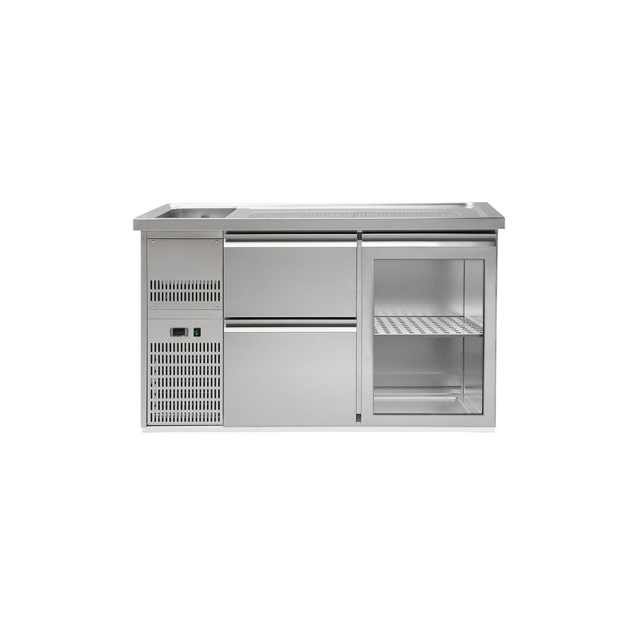 GGM Gastro Výčepní Pult Premium PLUS 1550 mm 2 Zásuvky