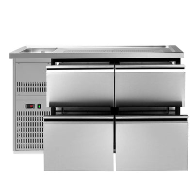 GGM Gastro Premium PLUS Zapfschrank 1550 mm 4 Schubladen