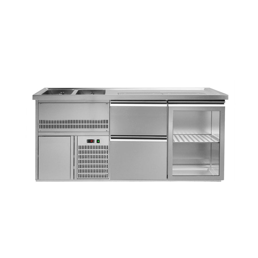GGM Gastro Výčepní Pult Premium PLUS 1950 mm 3 Zásuvky
