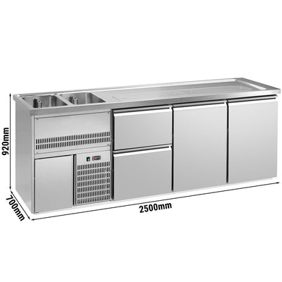 GGM Gastro Výčepní Pult Premium PLUS 2500 mm