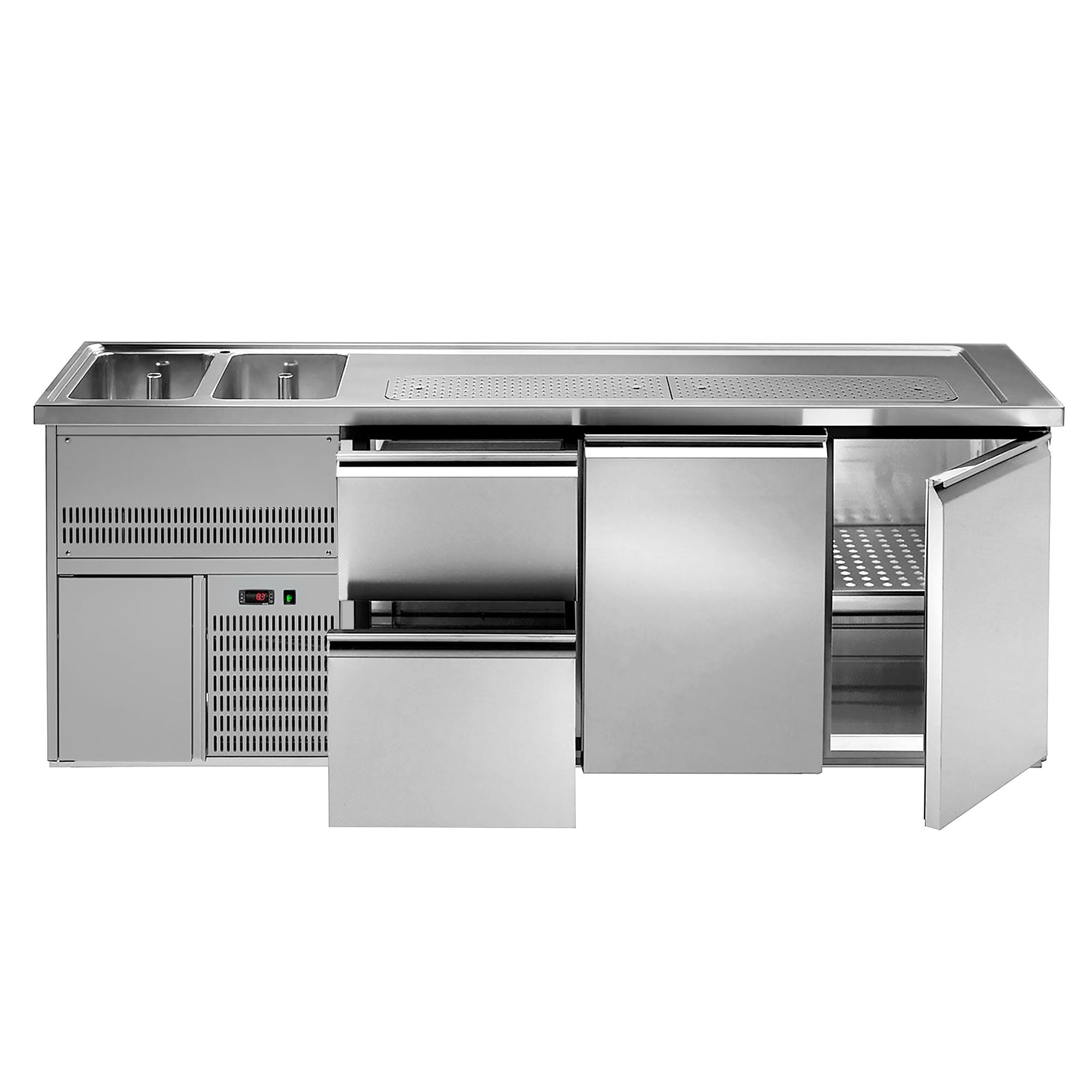 GGM Gastro Výčepní Pult Premium PLUS 2500 mm