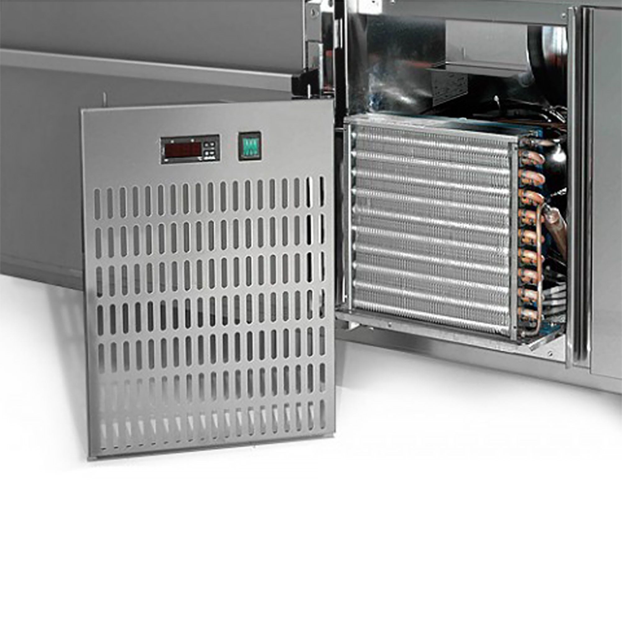 Výčepní pult Premium PLUS 2500 mm 6 zásuvek 2 dřezy