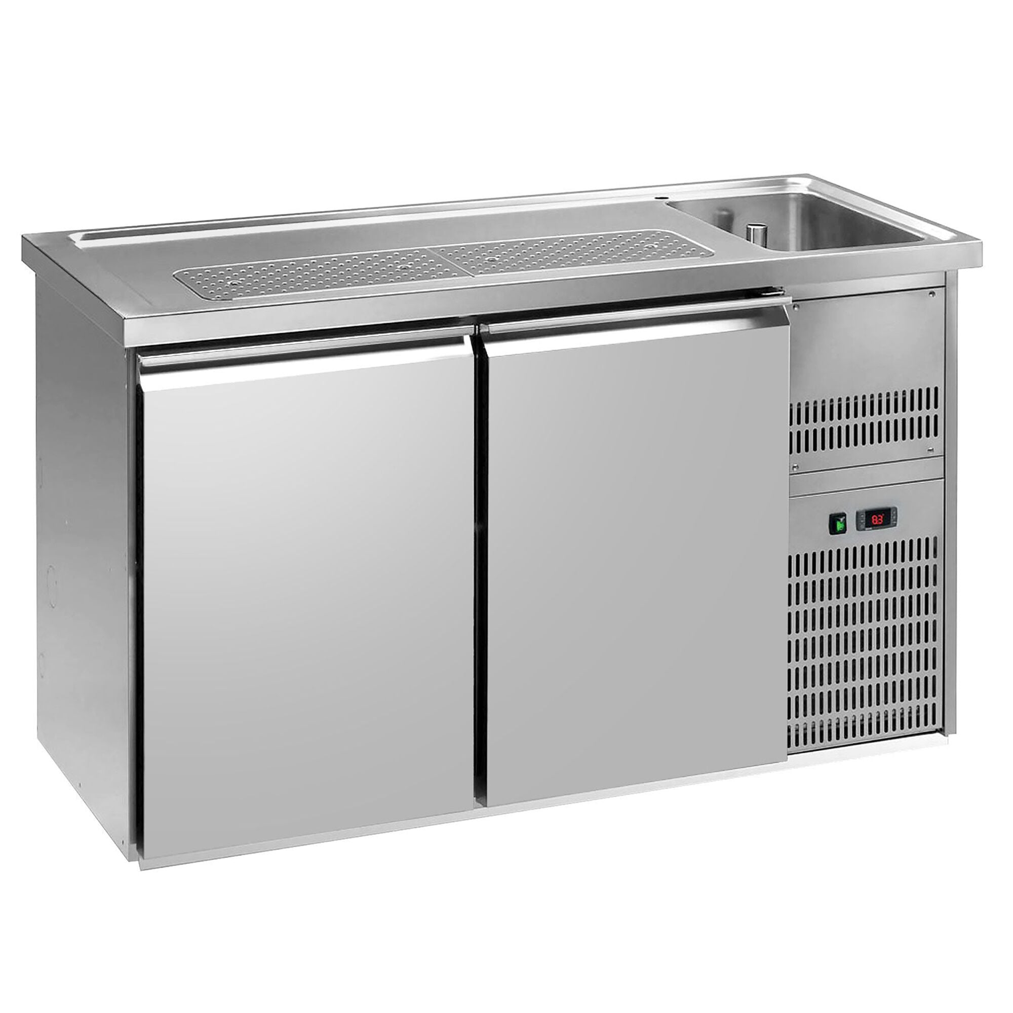 Ausschanktheke PREMIUM PLUS 1550 mm 2 Türen