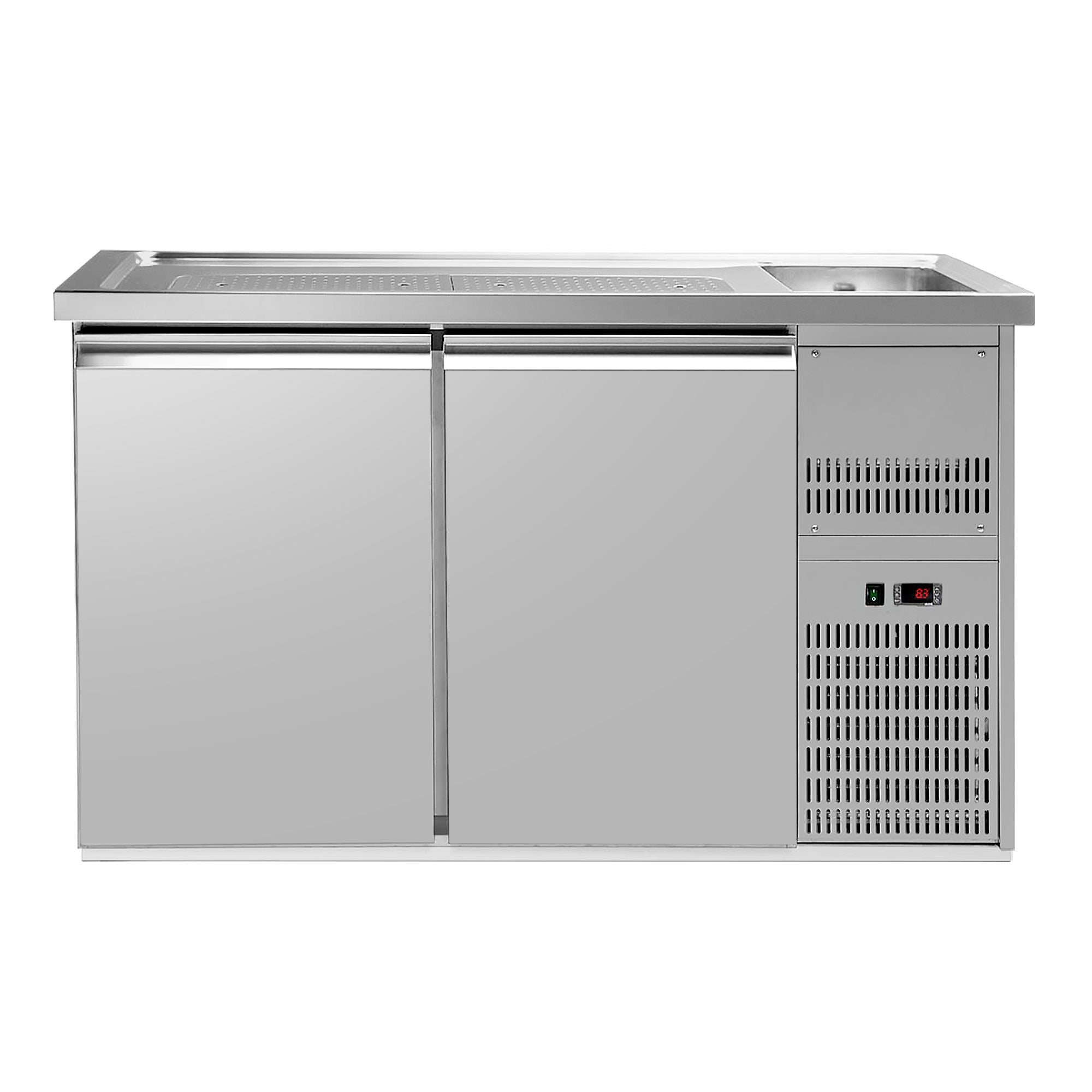 Ausschanktheke PREMIUM PLUS 1550 mm 2 Türen
