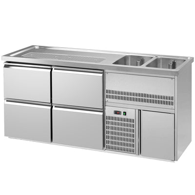 GGM Gastro Výčepní Pult Premium PLUS 1950 mm 4 Zásuvky