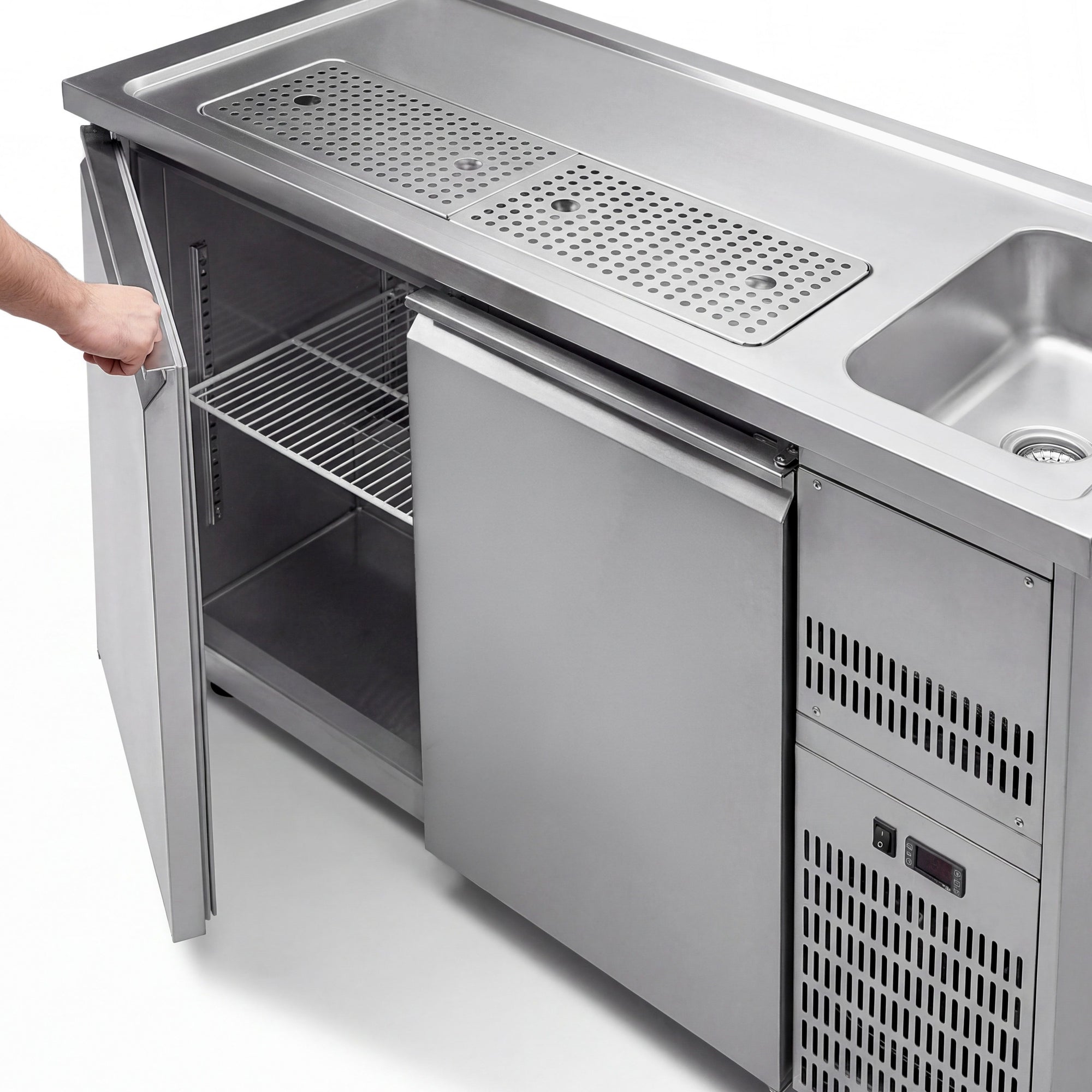Ausschanktheke PREMIUM PLUS 1550 mm 2 Türen