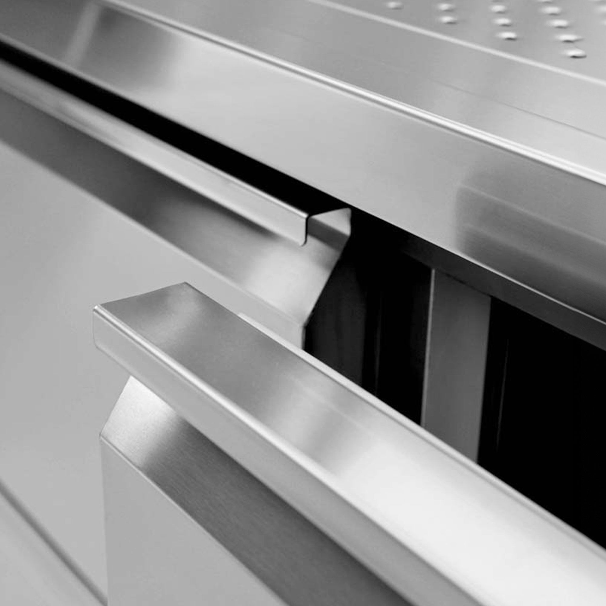 GGM Gastro Výčepní Pult PREMIUM PLUS 1550 mm 1 Skleněné Dveře 2 Zásuvky