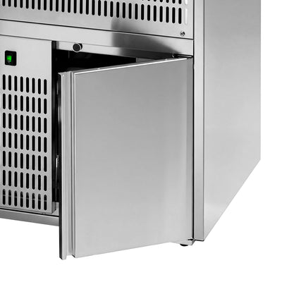 Výčepní Pult Premium PLUS 1950 mm 2 Dřezy 2 Zásuvky