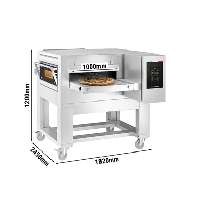 GGM Gastro Elektrická Pásová Pec na Pizzu 1820 mm 2450 mm Dotykový Displej