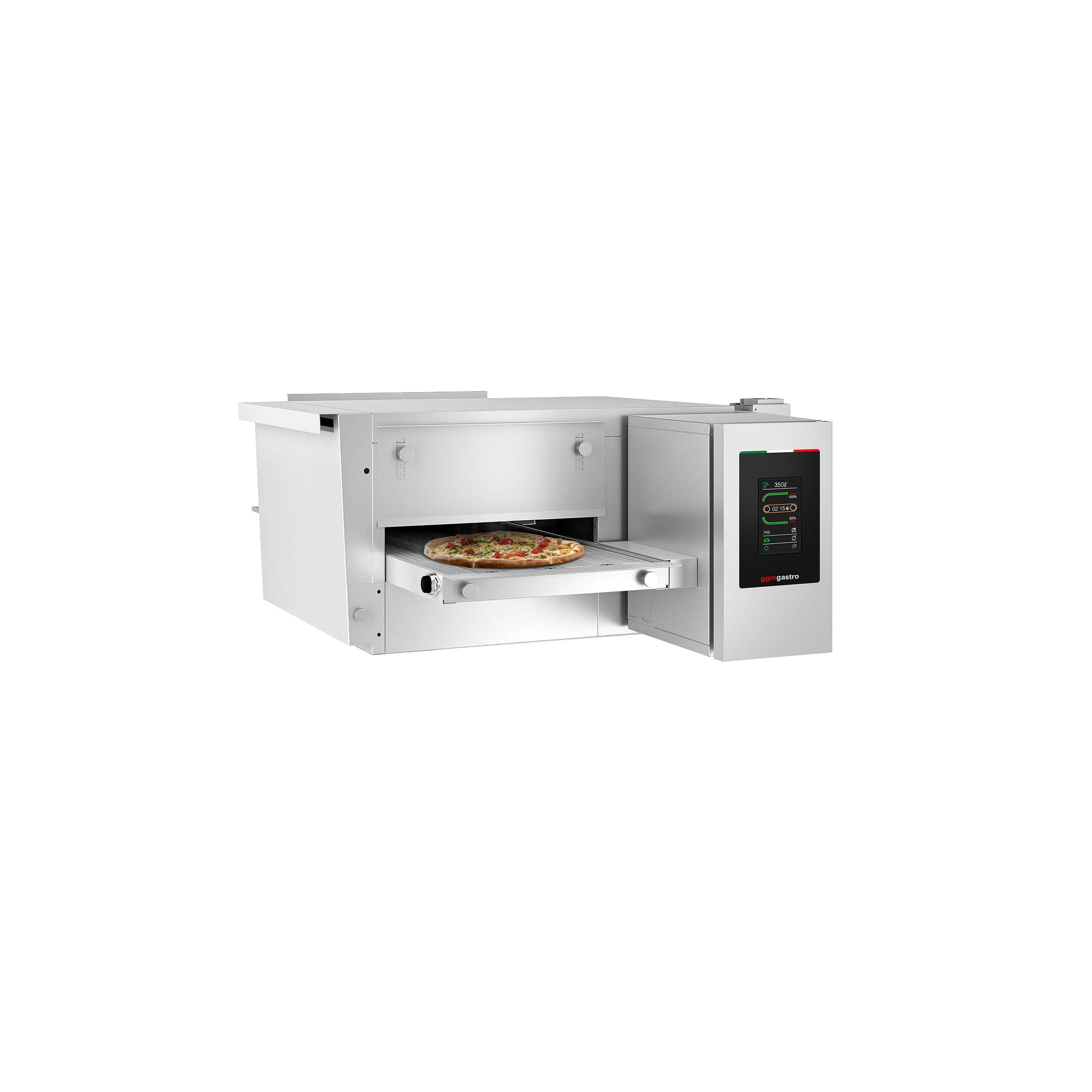 GGM Gastro Elektrische Bandpizzaofen 980 mm 1300 mm