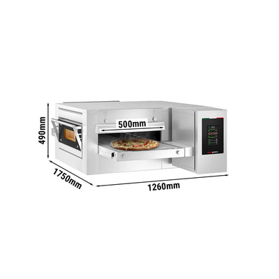Elektro Durchlaufofen 1260 x 1750 mm Touch Bandbreite 500 mm