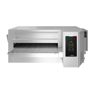 Elektrická pásová pec na pizzu 1650 mm 2180 mm 350 °C 24,45 kW