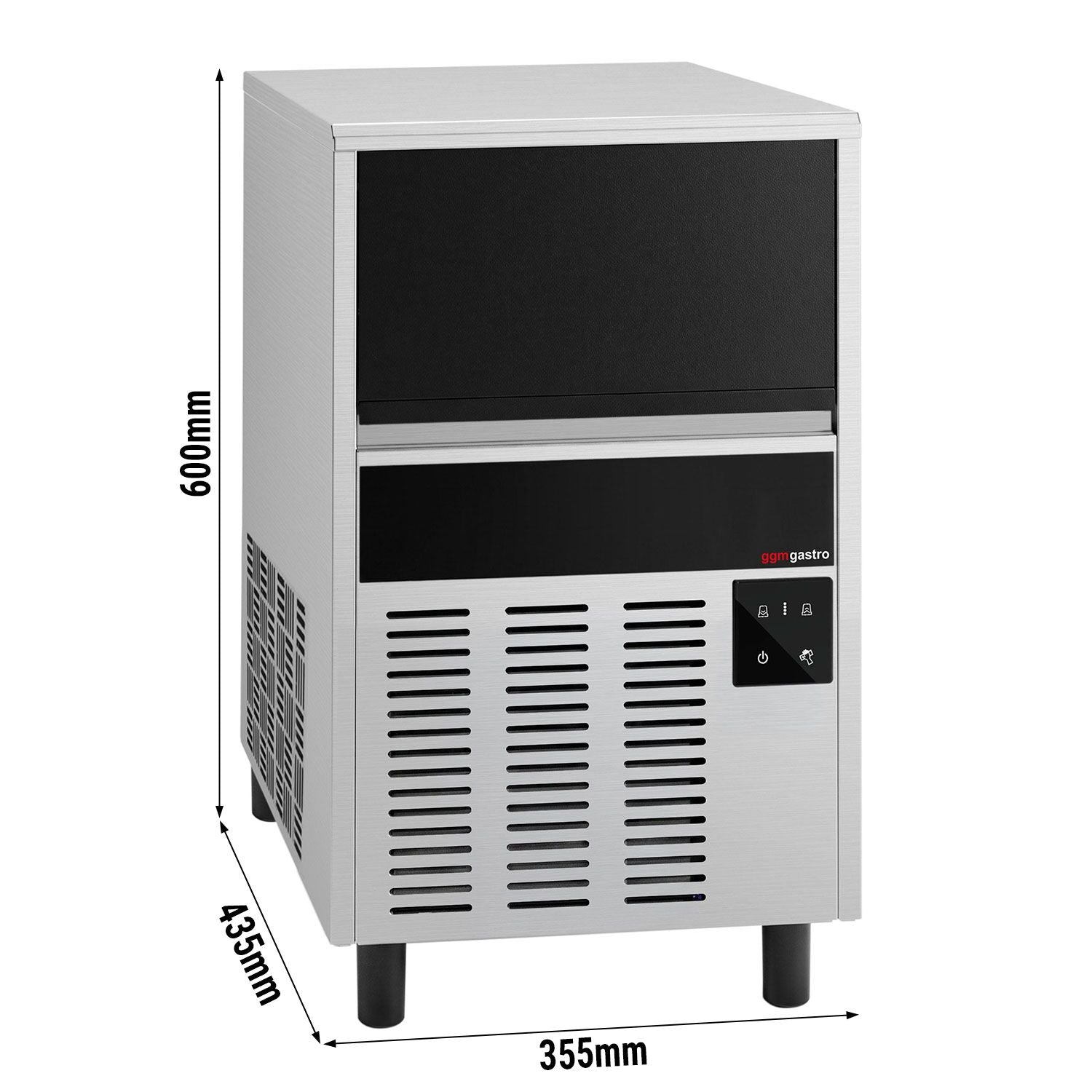 GGM Gastro Eiswürfelbereiter Zylinder 22 kg 24 h