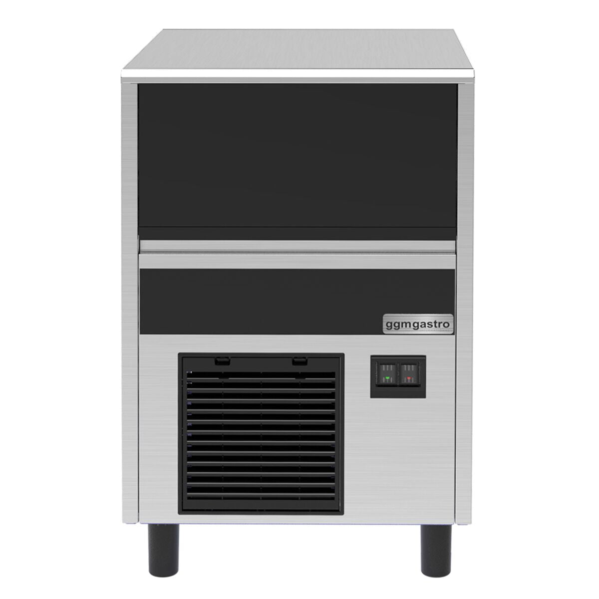 GGM Gastro Eiswürfelbereiter Zylinder 33 kg 24 h mit Ablaufpumpe