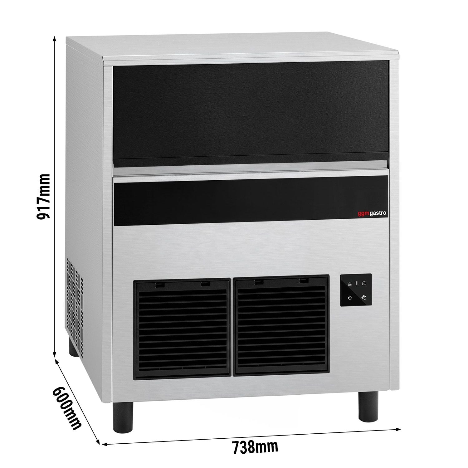 GGM Gastro Eiswürfelbereiter Zylinder 85 kg 24h