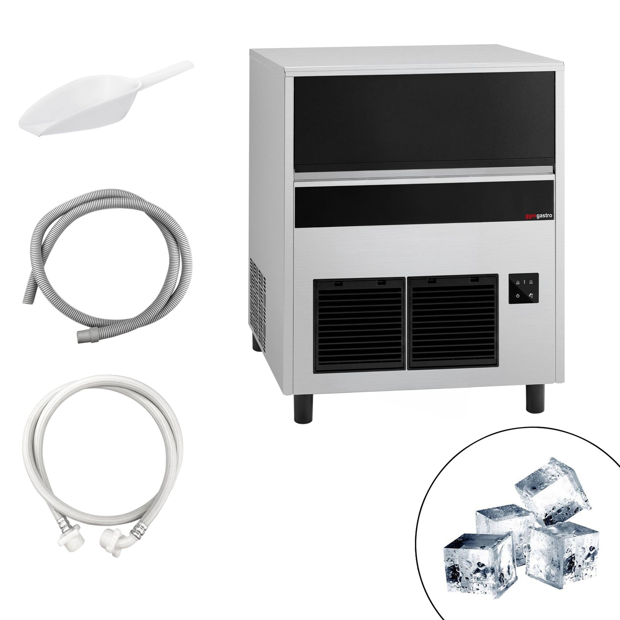 GGM Gastro Eiswürfelbereiter Zylinder 85 kg 24h