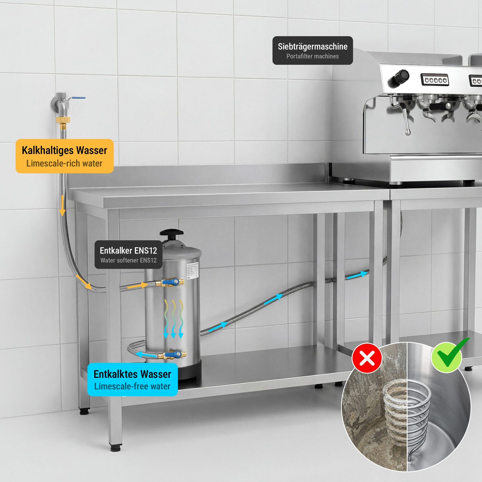 Siebträgermaschine 1 Gruppig Mit Preinfusionssystem