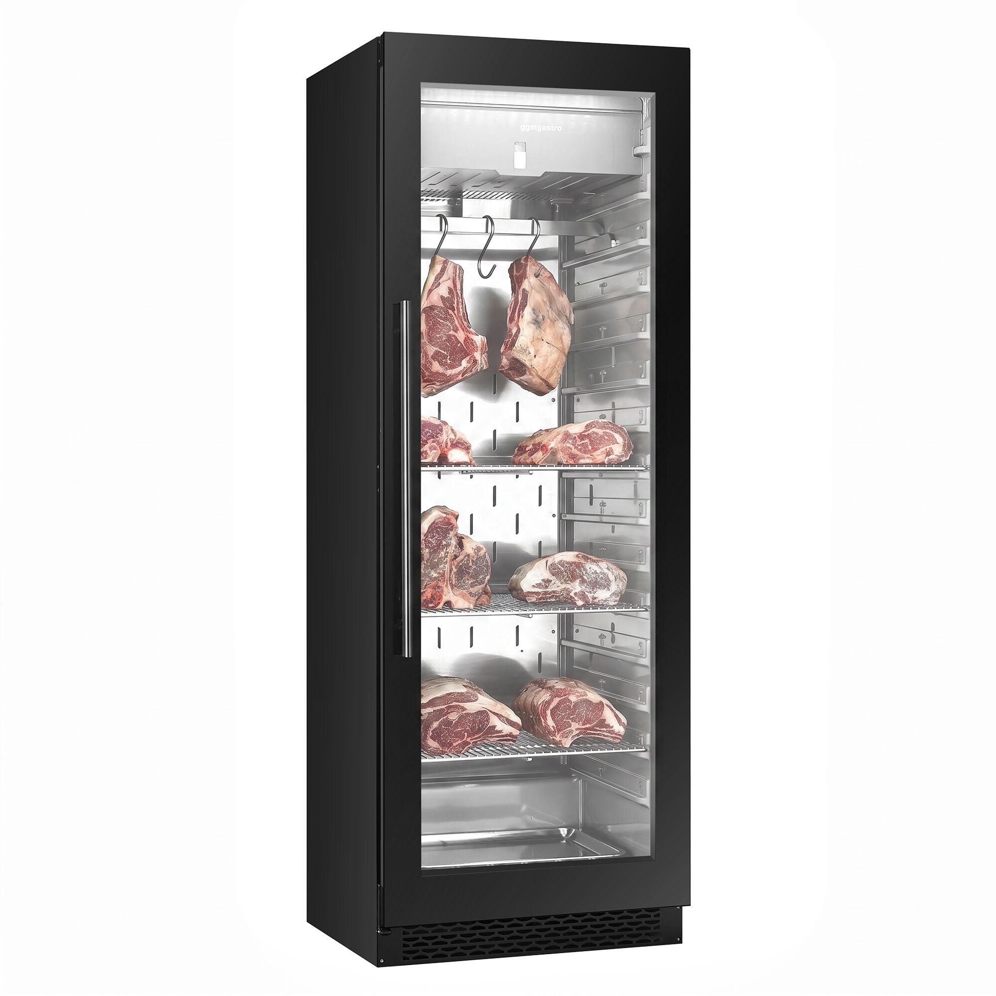 GGM Gastro Reifeschrank Trockenreifung 595 mm 710 mm 1720 mm Schwarz