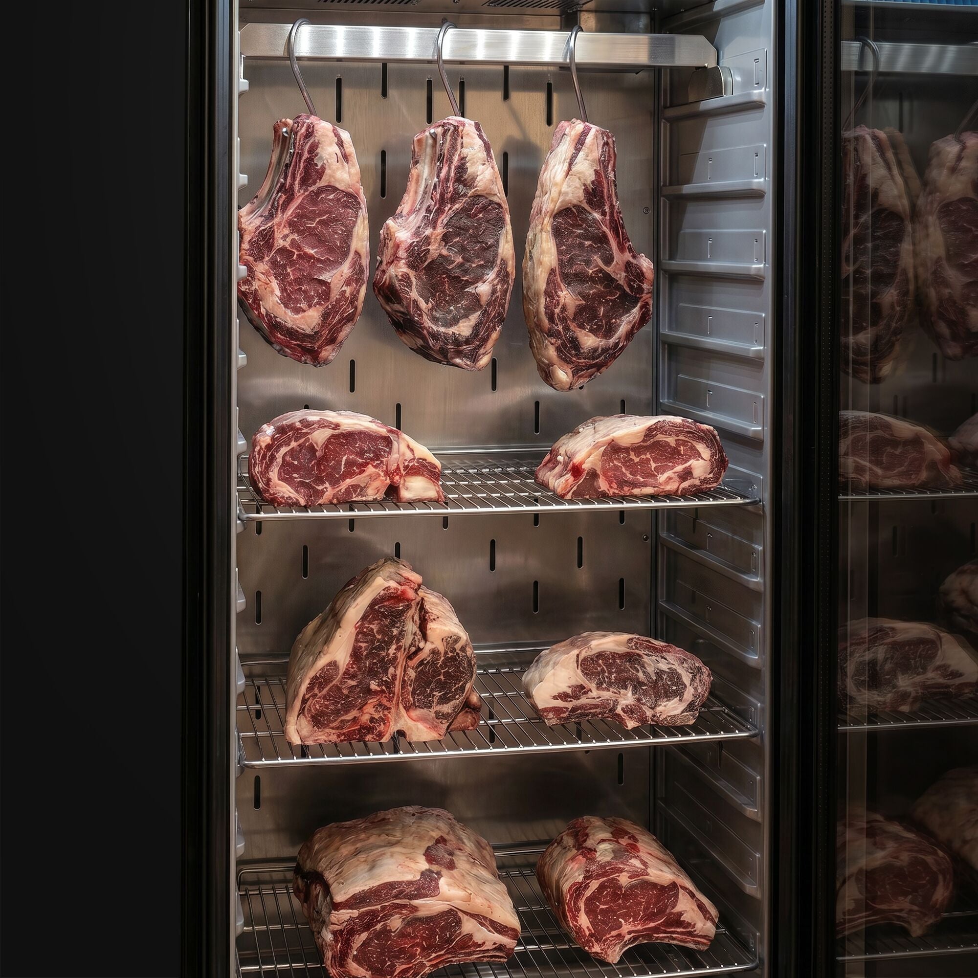 GGM Gastro Dry Aging Reifeschrank 595 mm 710 mm Edelstahl 1 Glastür
