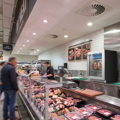 Dry Aging Reifeschrank 595 mm 98 l Edelstahl