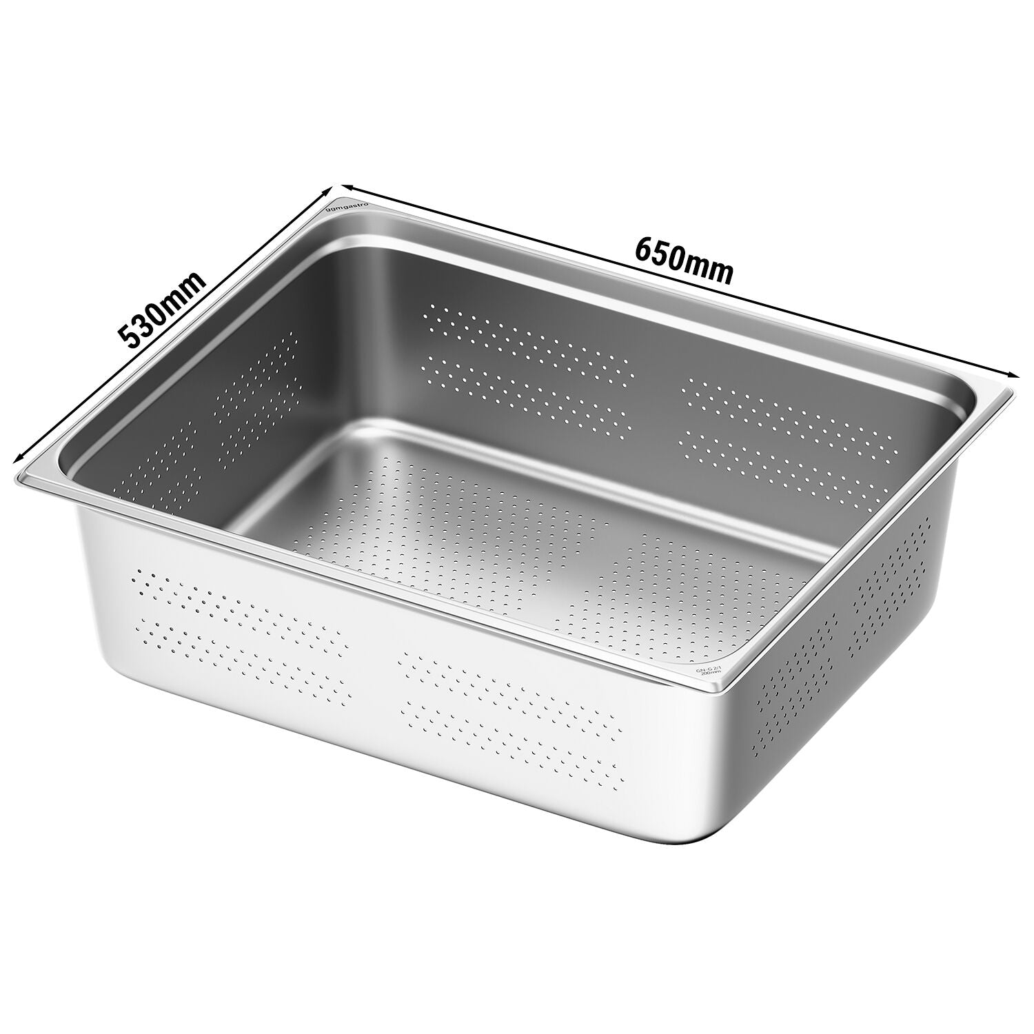 GGM Gastro Nerezová GN 2/1 Nádoba Perforovaná 200 mm 6 Kusů