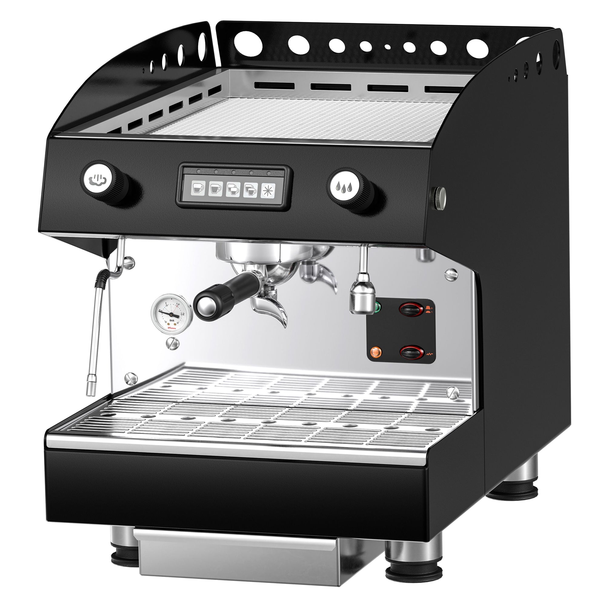 Siebträgermaschine 1 Gruppig Mit Preinfusionssystem