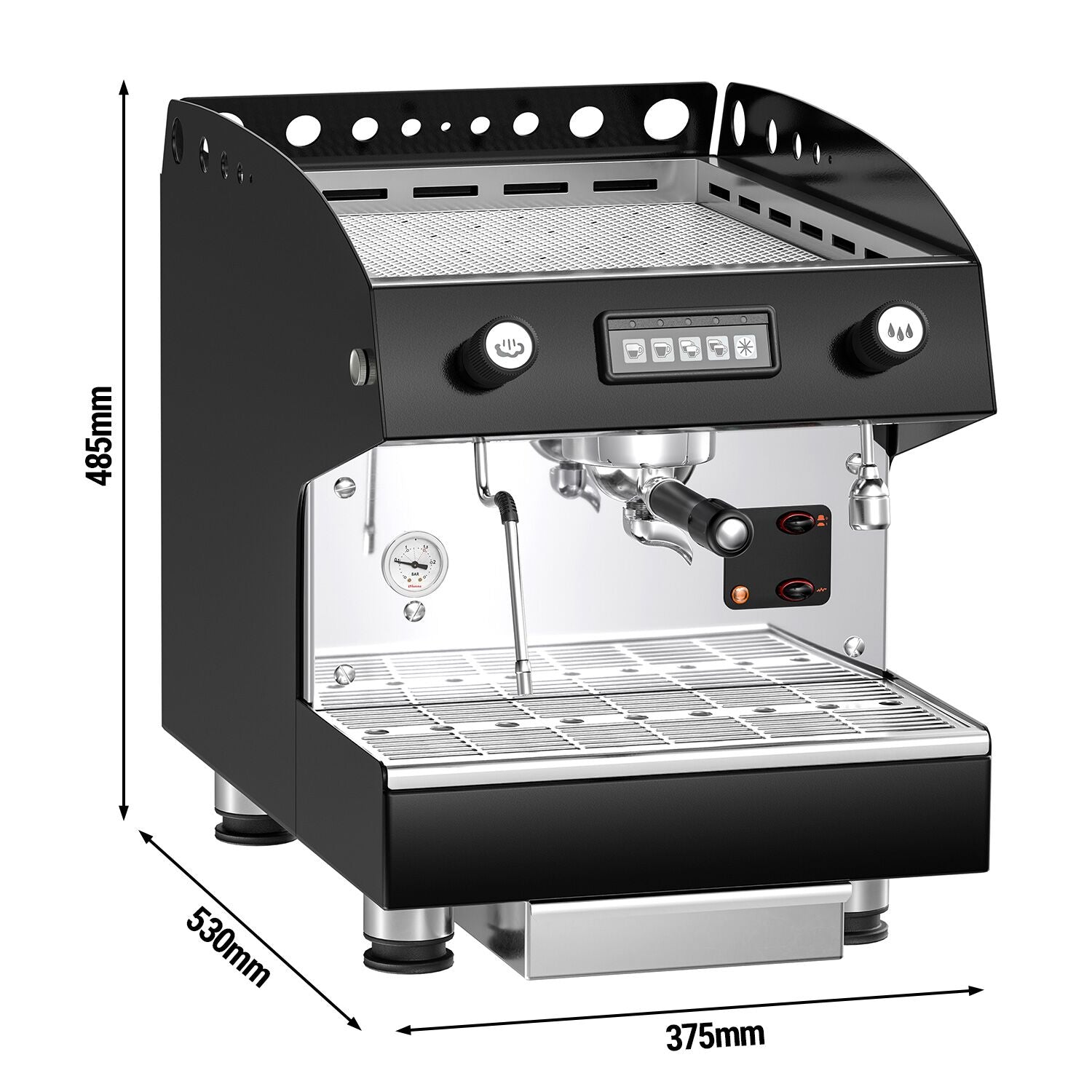 Siebträgermaschine 1 Gruppig Mit Preinfusionssystem